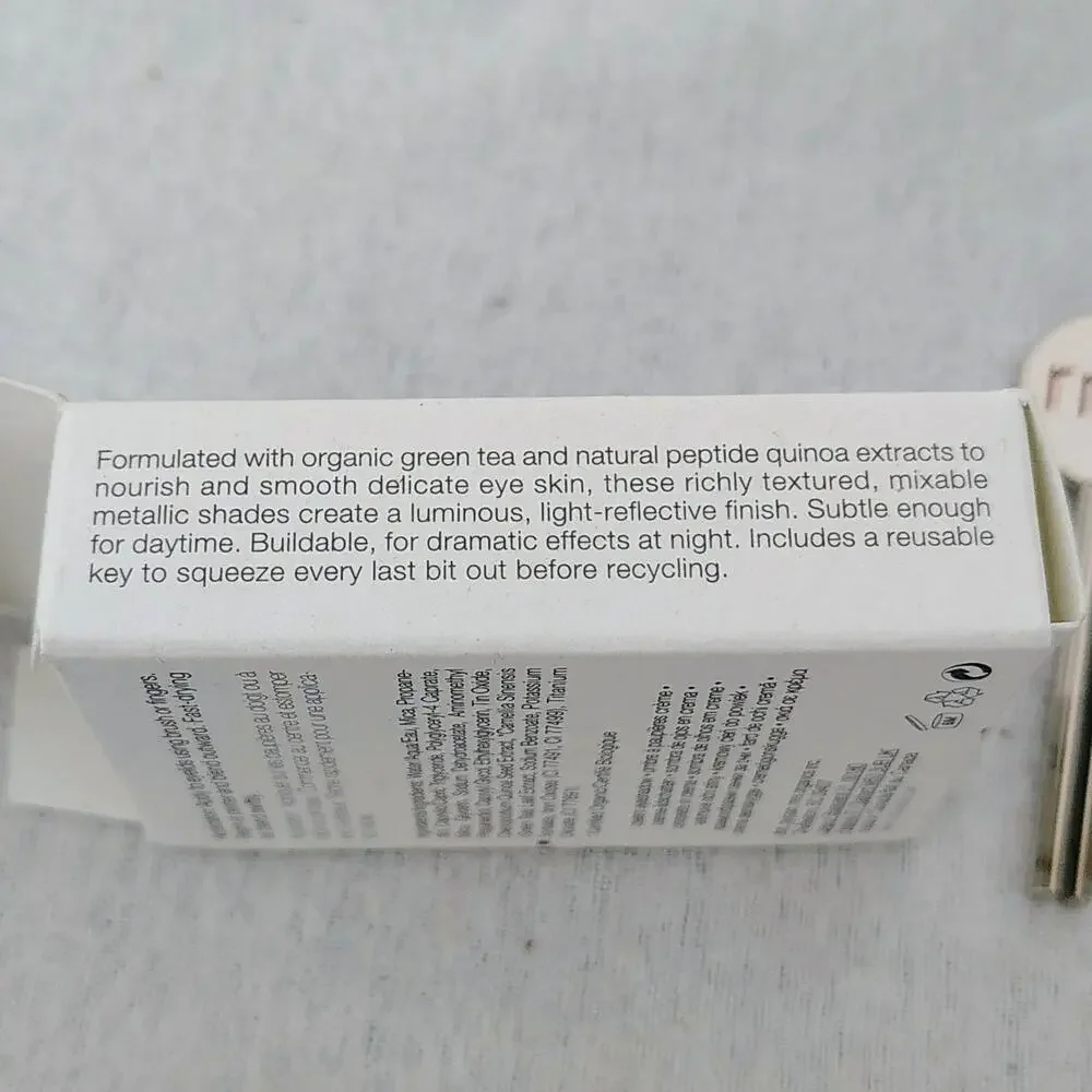 RMS Beauty Eyelights FLARE Cream Eyeshadow color NEW Organic Green Tea Peptides